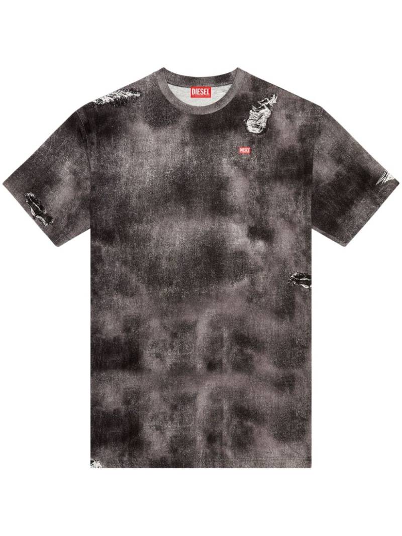 Diesel T-Wash-N2 cotton T-shirt - Grey von Diesel