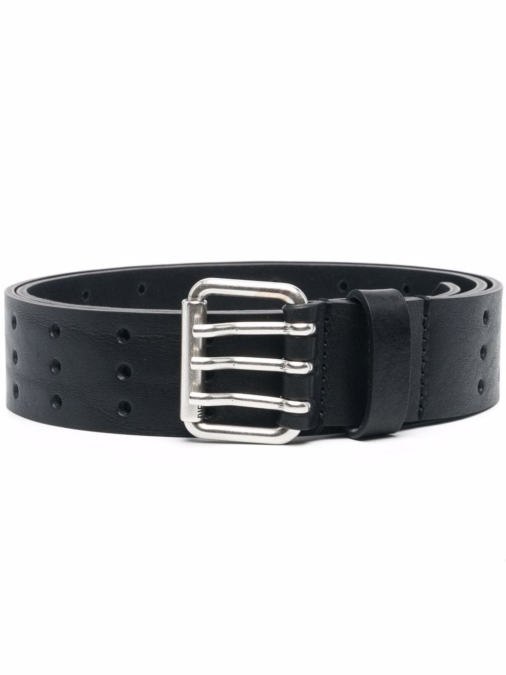 Diesel B-Mili leather belt - Black von Diesel