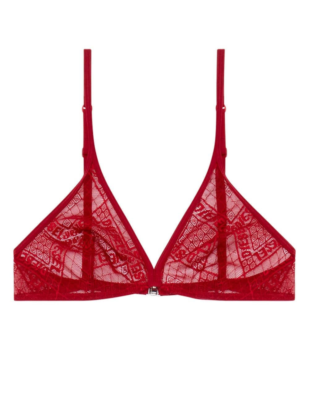 Diesel Ufsb-Musa triangle bralette - Red von Diesel