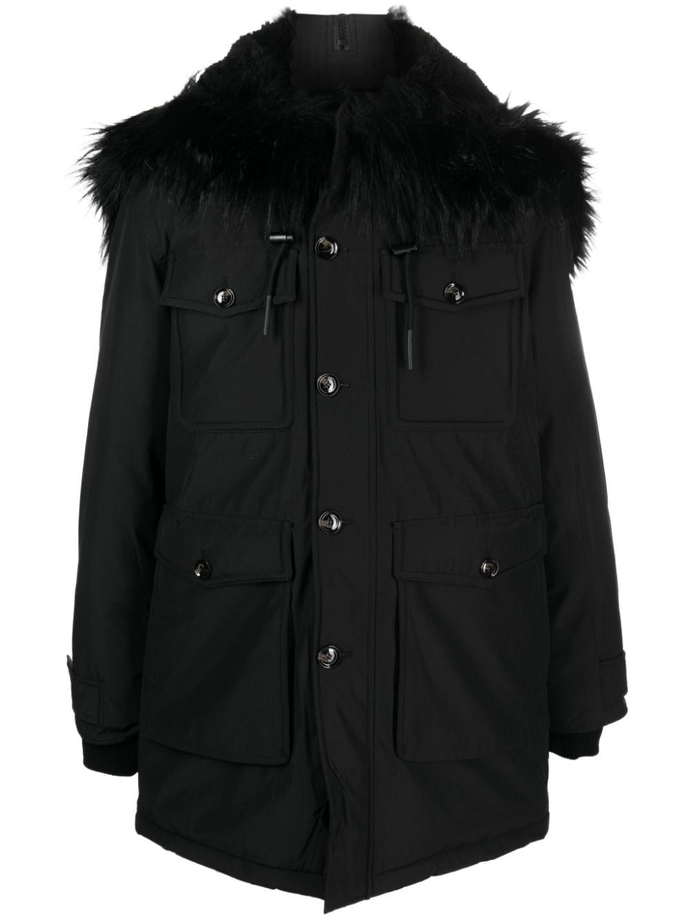 Diesel W-Jorgy padded parka - Black von Diesel