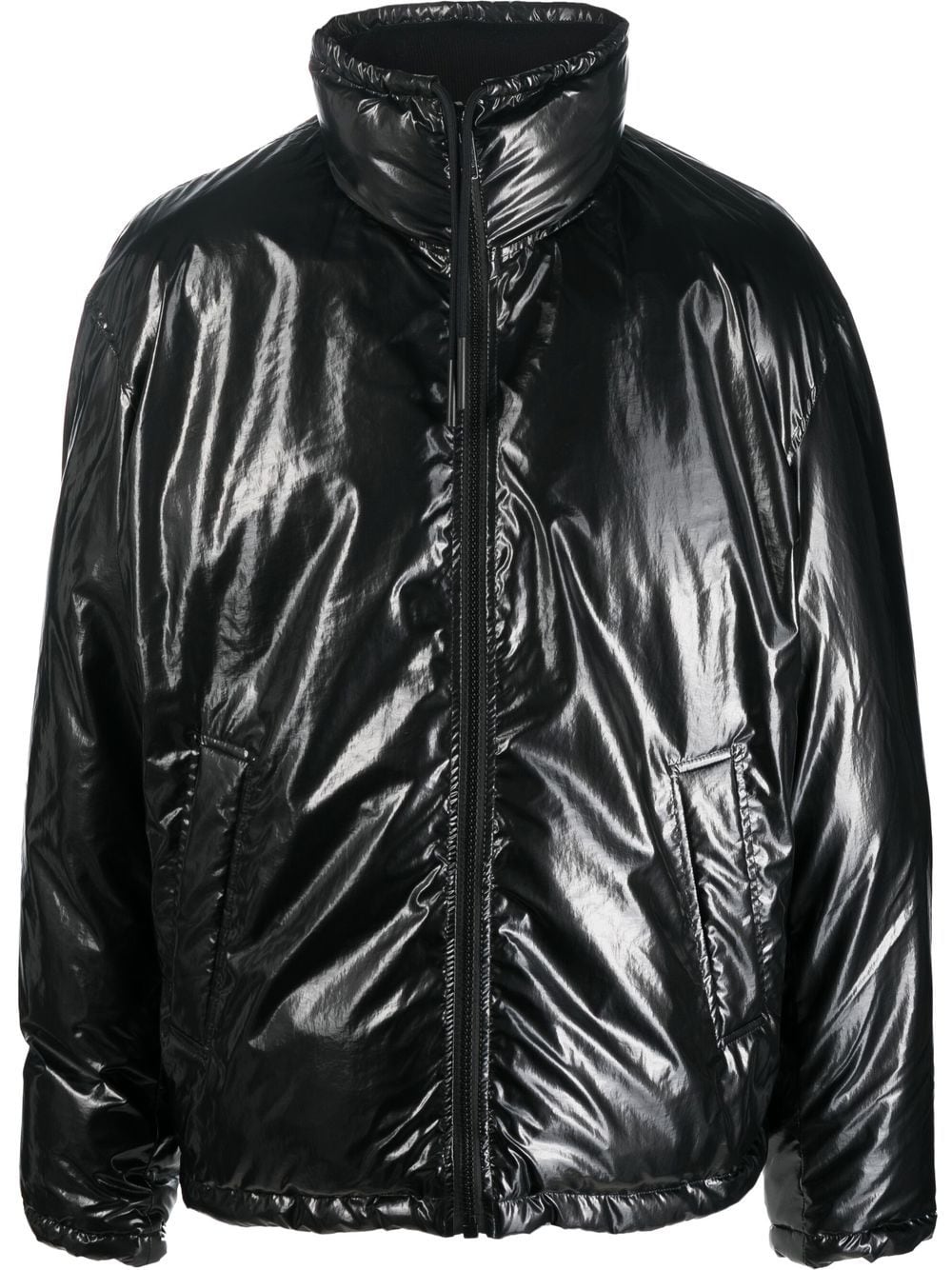 Diesel W-Jupiter reversible puffer jacket - Black von Diesel