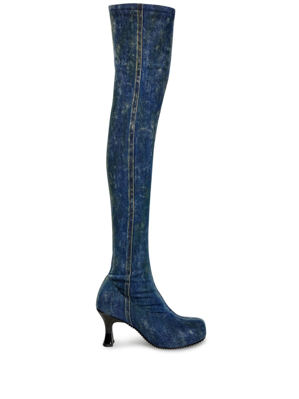 Diesel Woodstock Tbt 80mm denim boots - Blue von Diesel