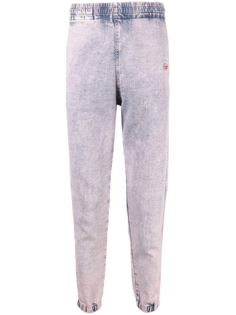 Diesel acid-wash jogger jeans - Pink von Diesel