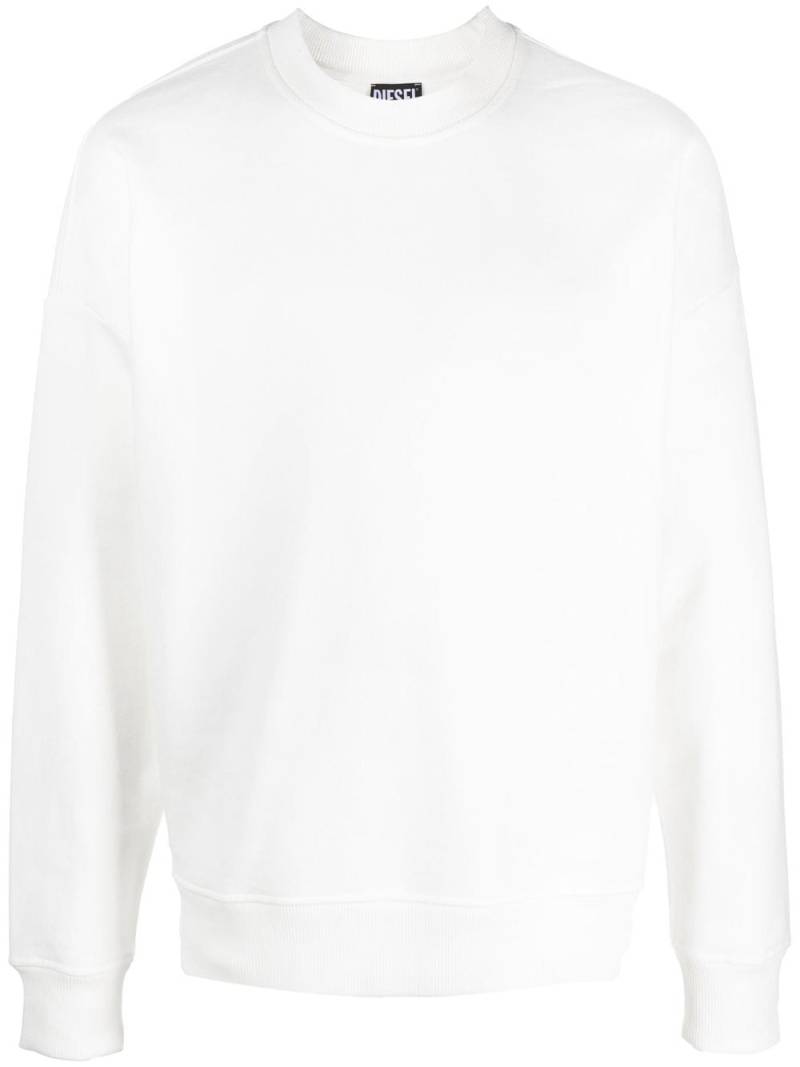 Diesel S-Rob-Megoval cotton sweatshirt - White von Diesel