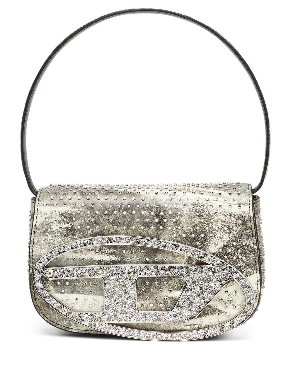 Diesel 1DR crystal-embellished shoulder bag - Green von Diesel