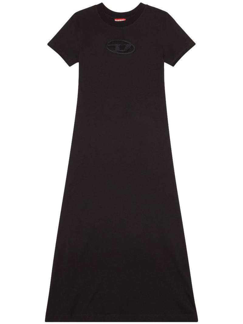 Diesel D-Alin-Od cut-out cotton midi dress - Black von Diesel