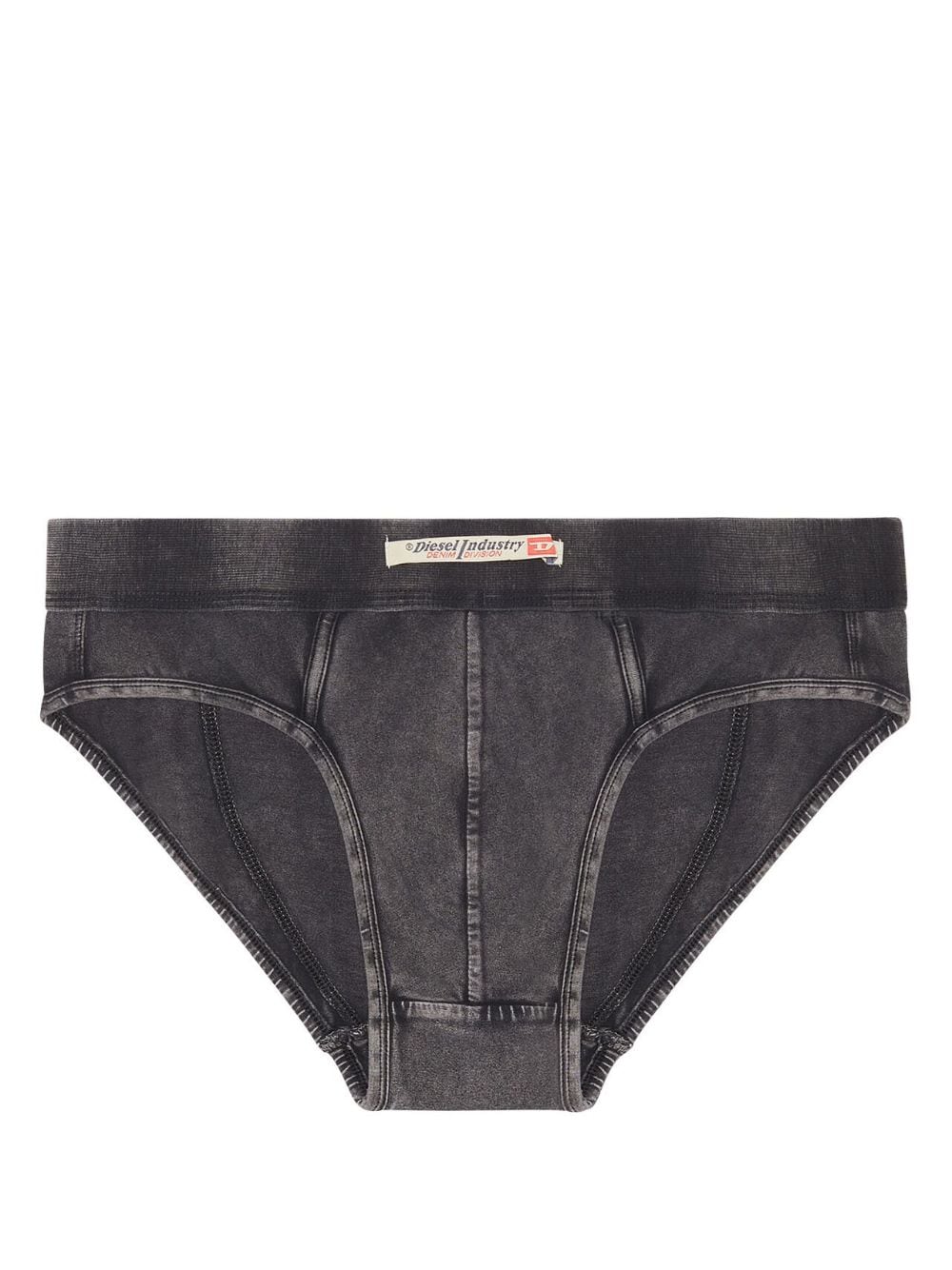 Diesel Umbr-Andre-H logo-appliqué briefs - Black von Diesel