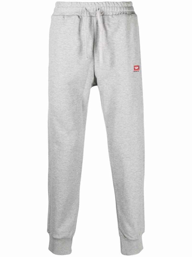 Diesel P-Tary-Div logo-embroidered track pants - Grey von Diesel