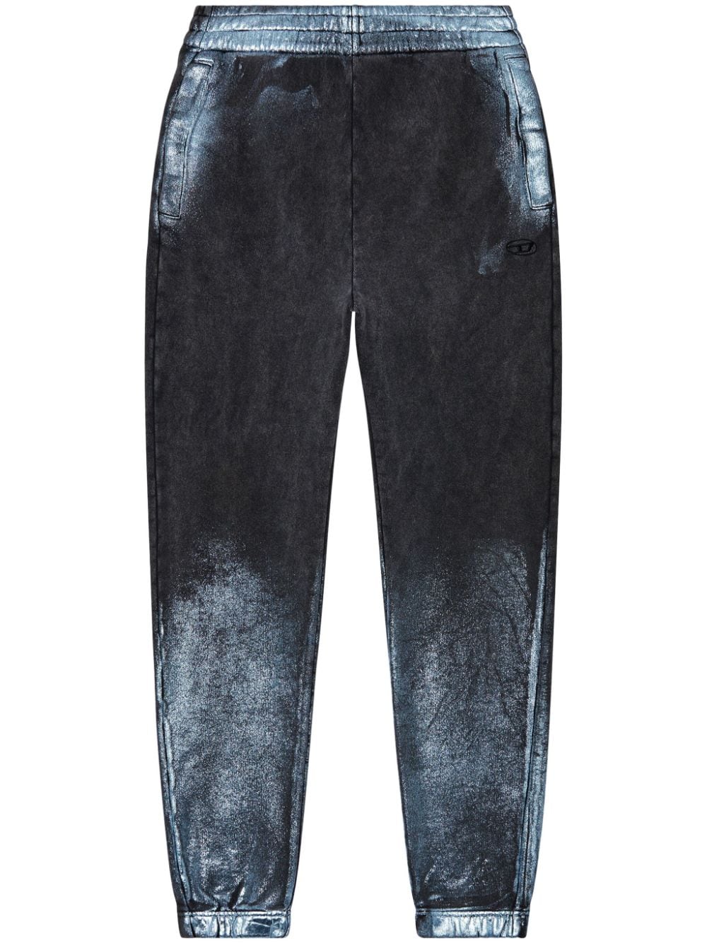 Diesel embroidered-logo track pants - Grey von Diesel