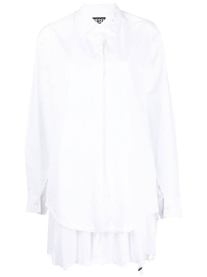 Diesel extra-fabric-detail shirt - White von Diesel