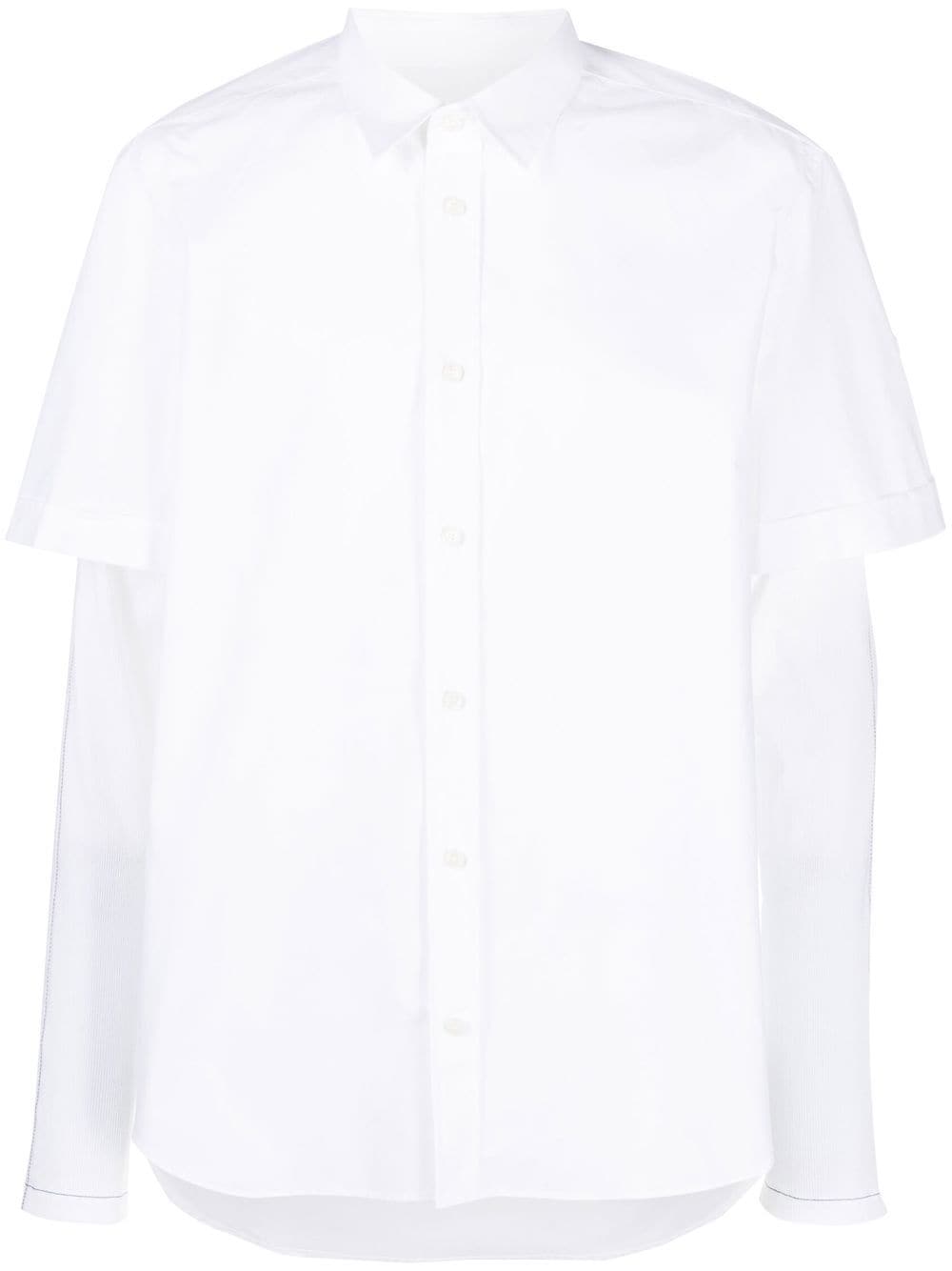 Diesel S-Marley-A layered shirt - White von Diesel