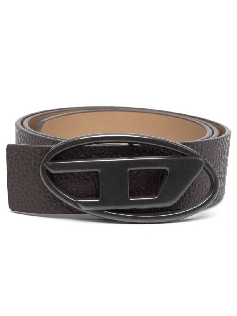 Diesel 1DR logo-buckle leather belt - Brown von Diesel