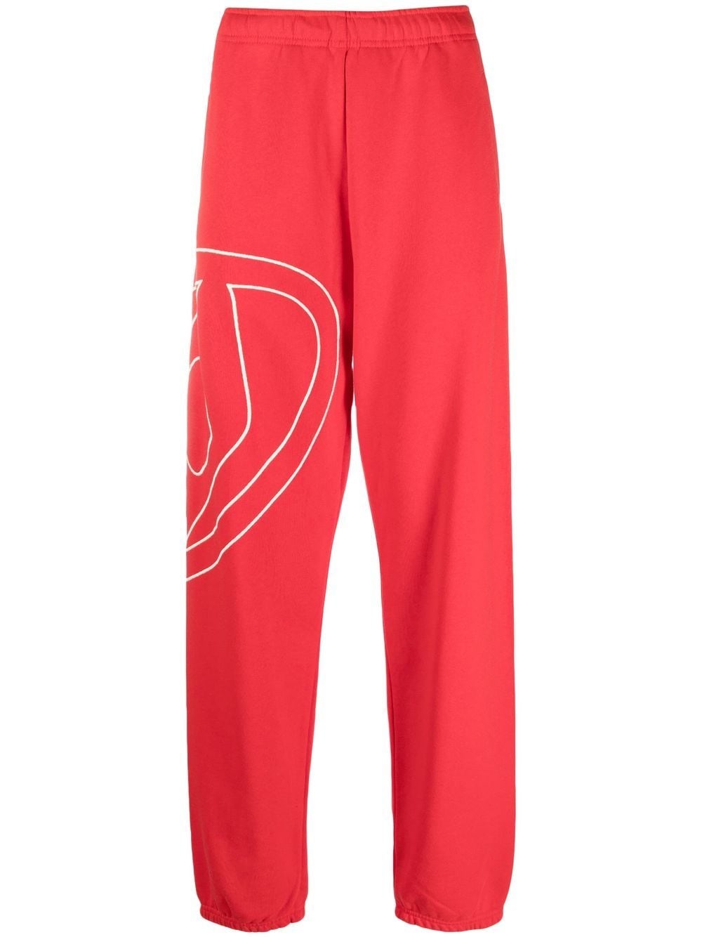 Diesel P-Marky-Megoval cotton track pants - Red von Diesel