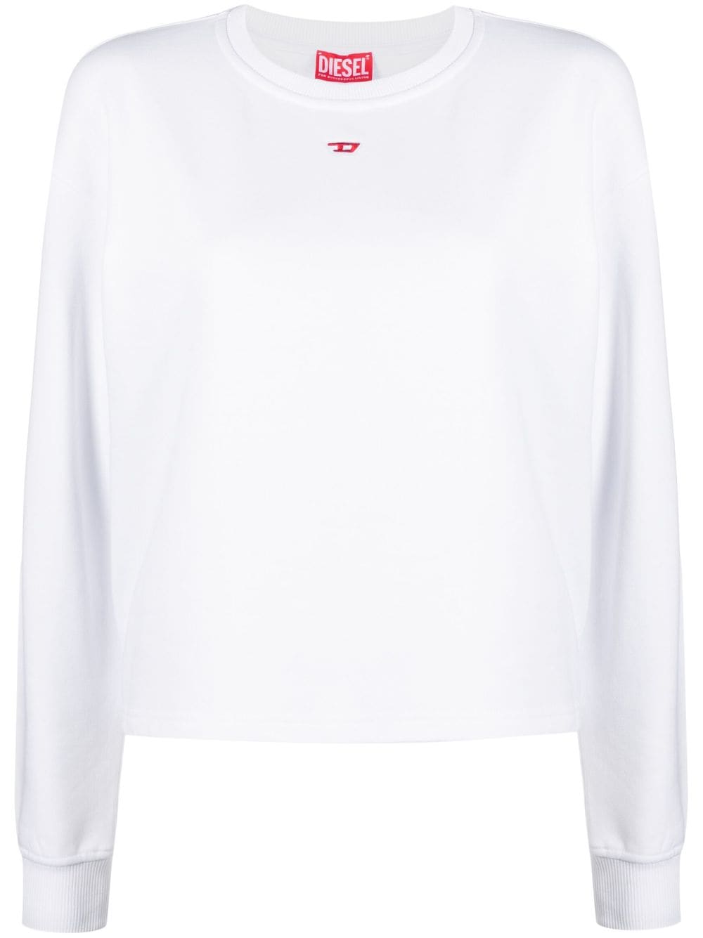 Diesel logo-embroidered sweatshirt - White von Diesel