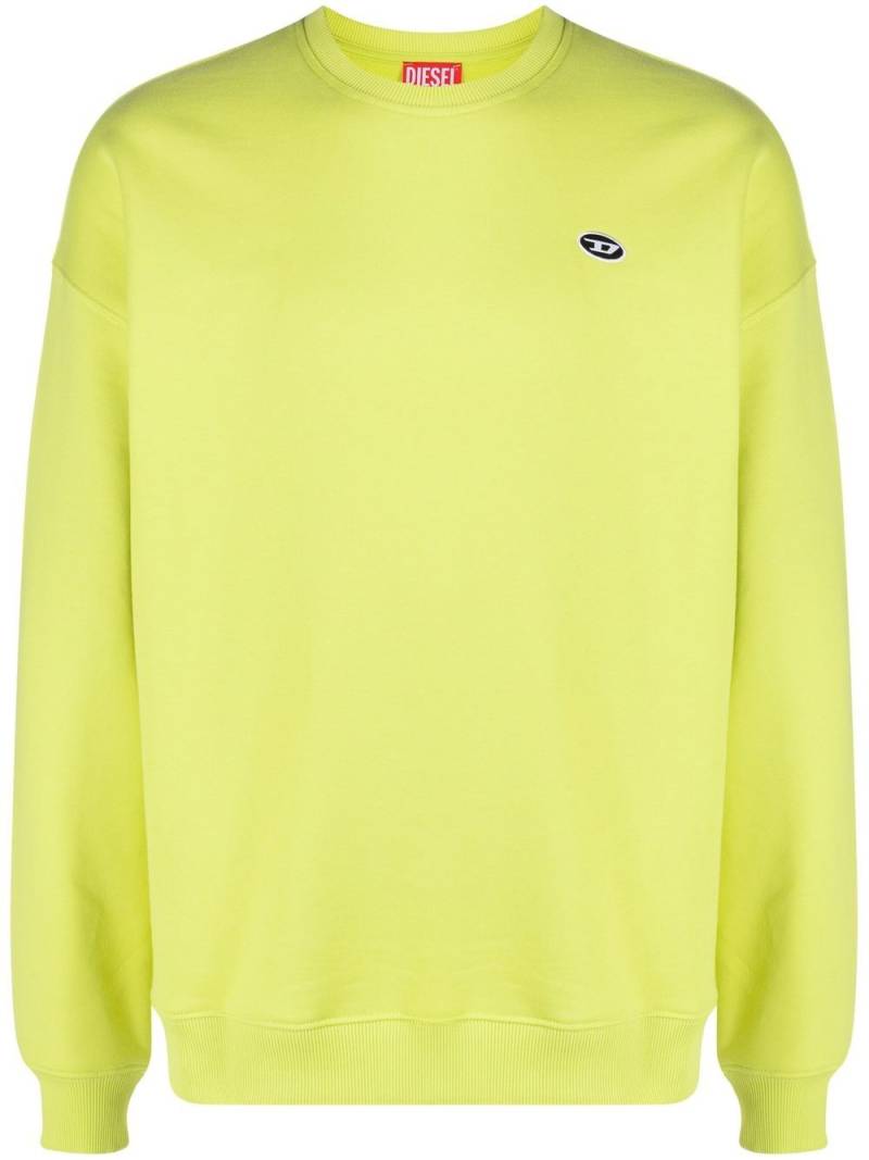 Diesel S-Rob-Doval-PJ cotton sweatshirt - Yellow von Diesel