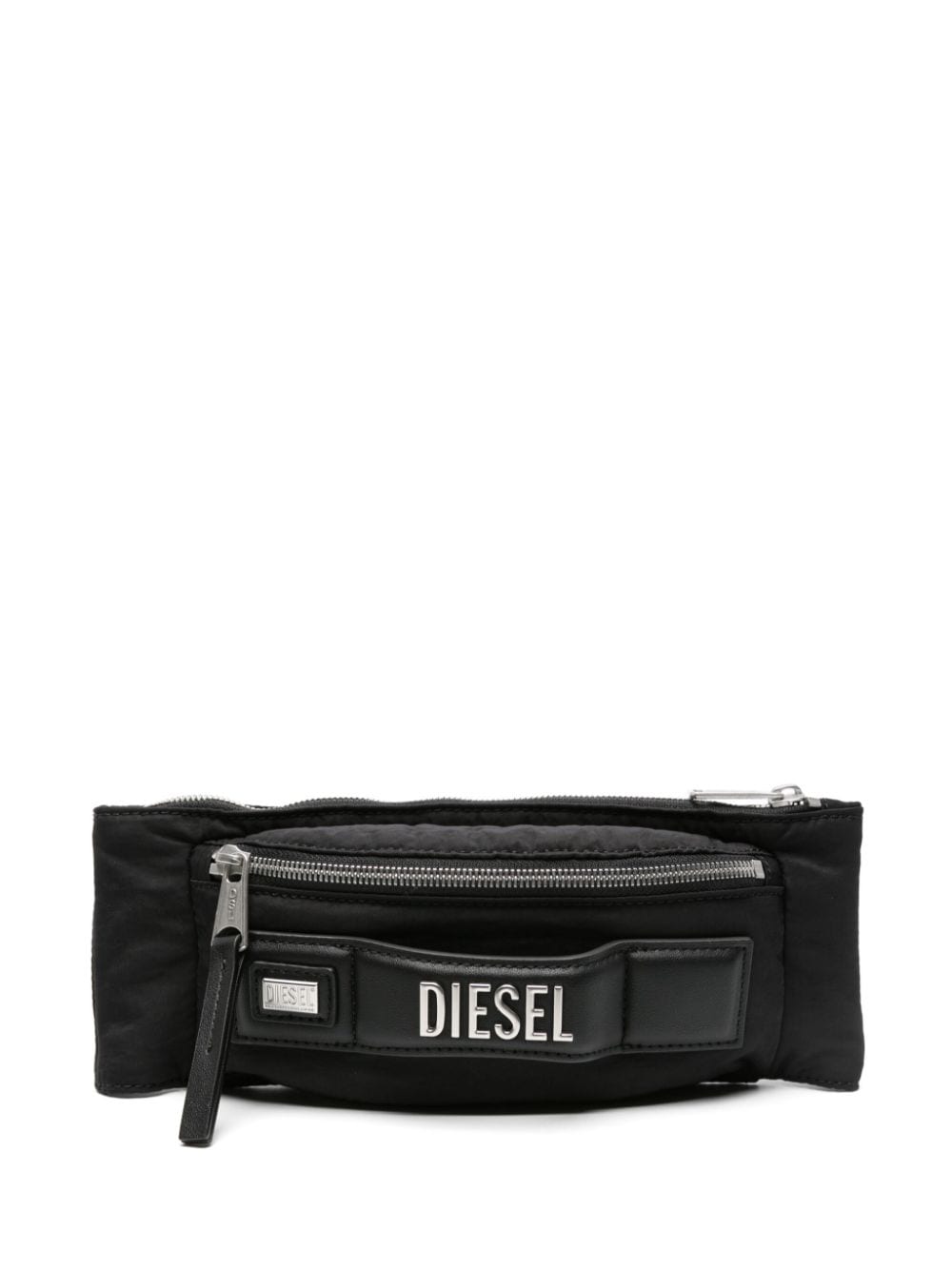 Diesel logo-lettering belt bag - Black von Diesel