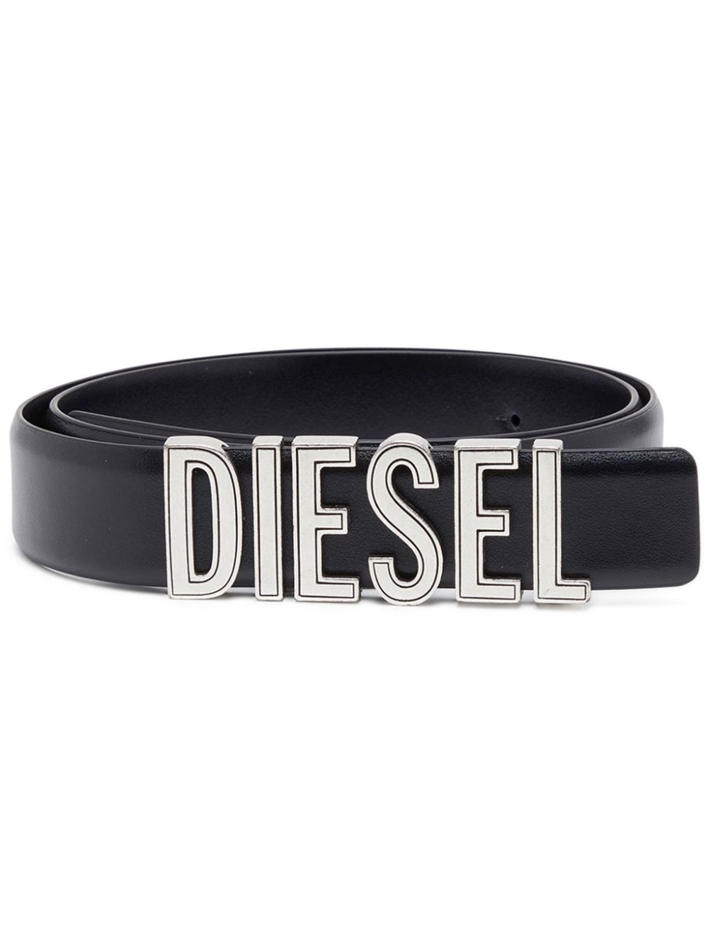 Diesel B-Diesel Rivets leather belt - Black von Diesel