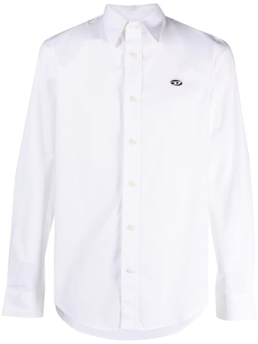 Diesel S-Benny-A logo-appliqué shirt - White von Diesel