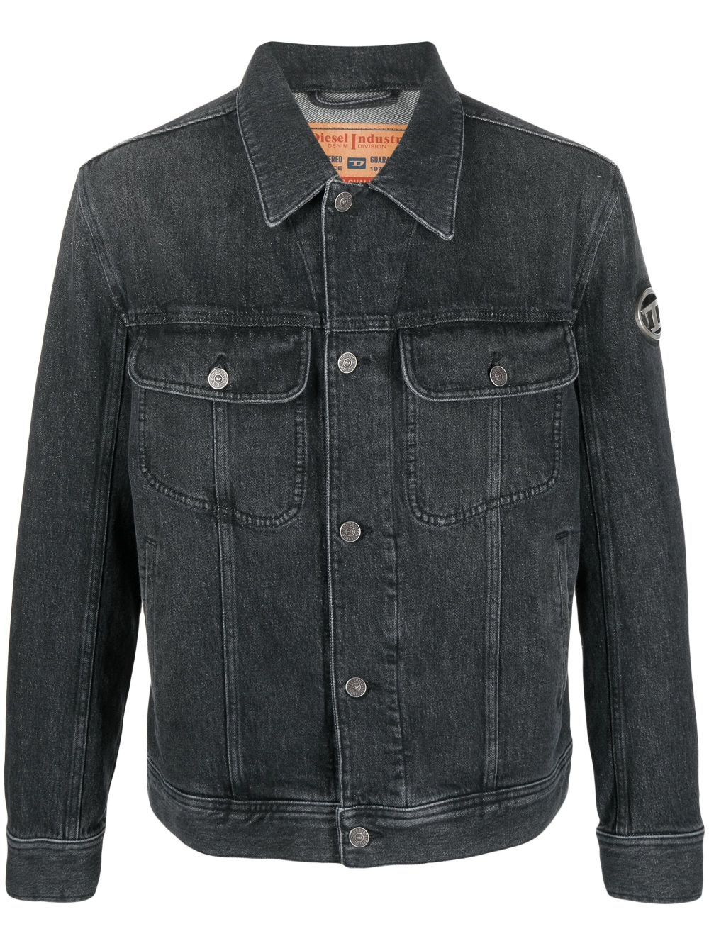 Diesel D-Barcy-Fsc denim jacket - Black von Diesel