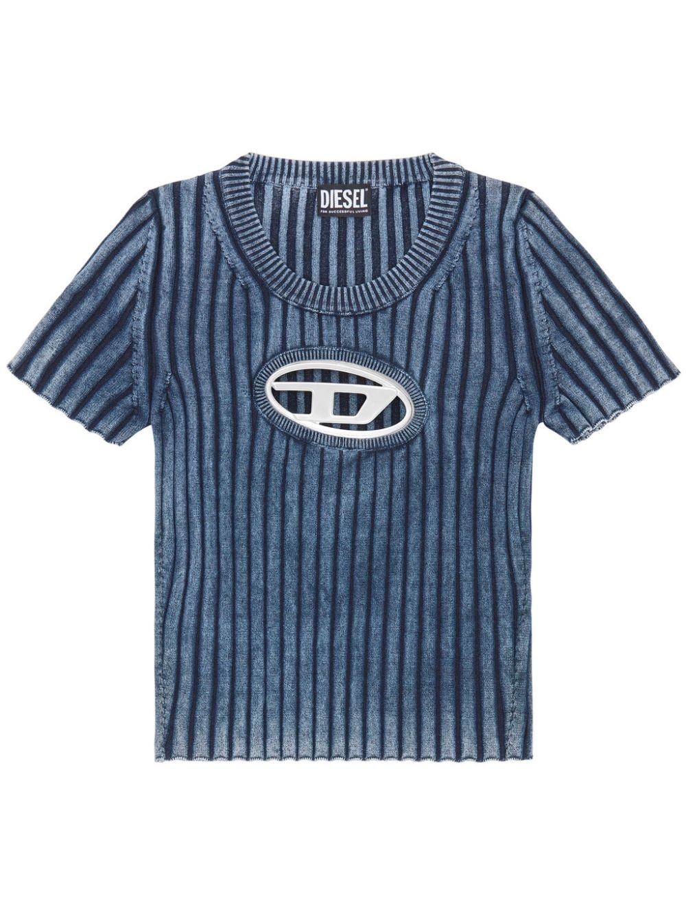 Diesel M-Anaheim logo-plaque T-shirt - Blue von Diesel