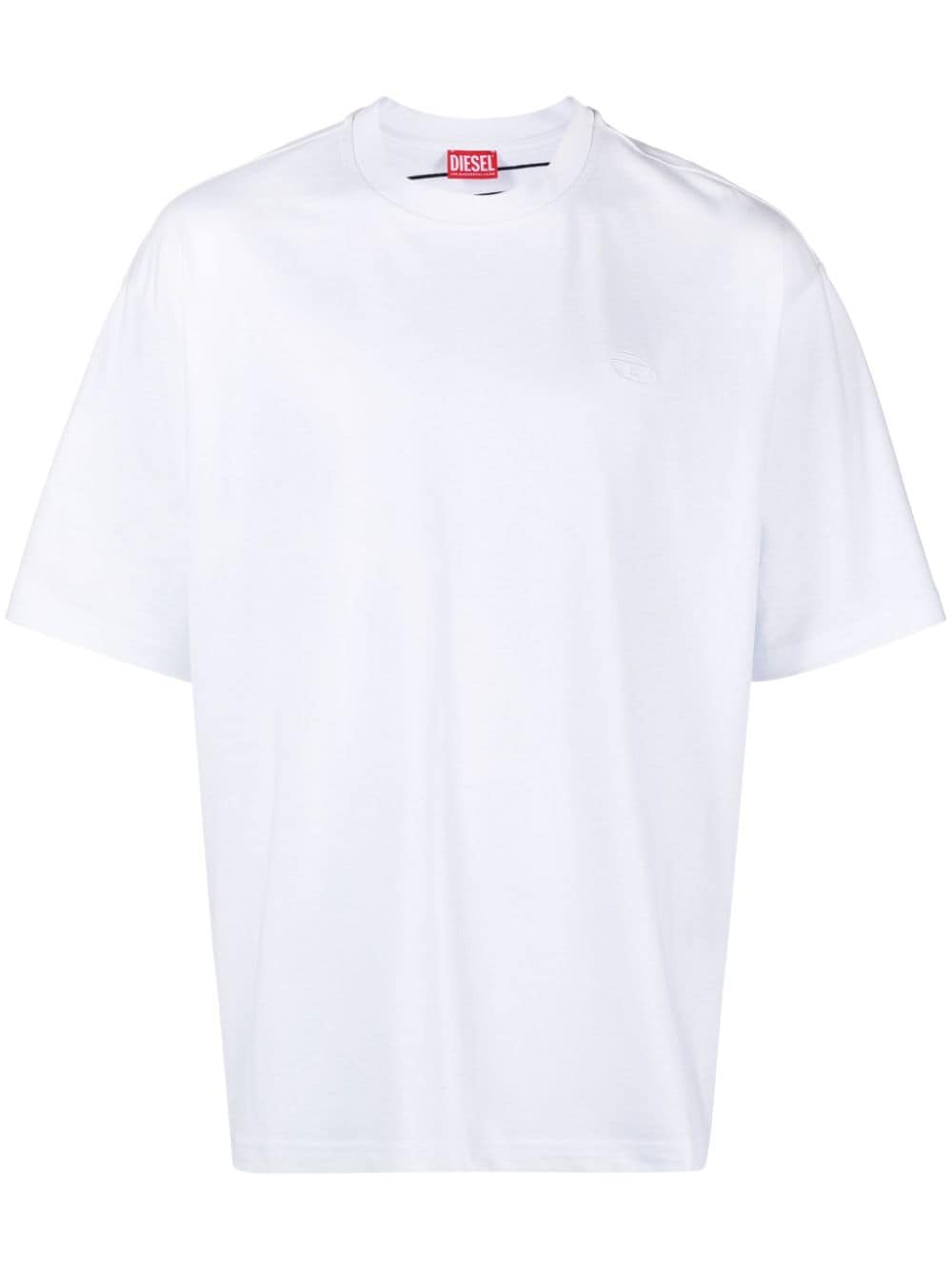 Diesel T-Boggy-Megoval-D cotton T-shirt - White von Diesel