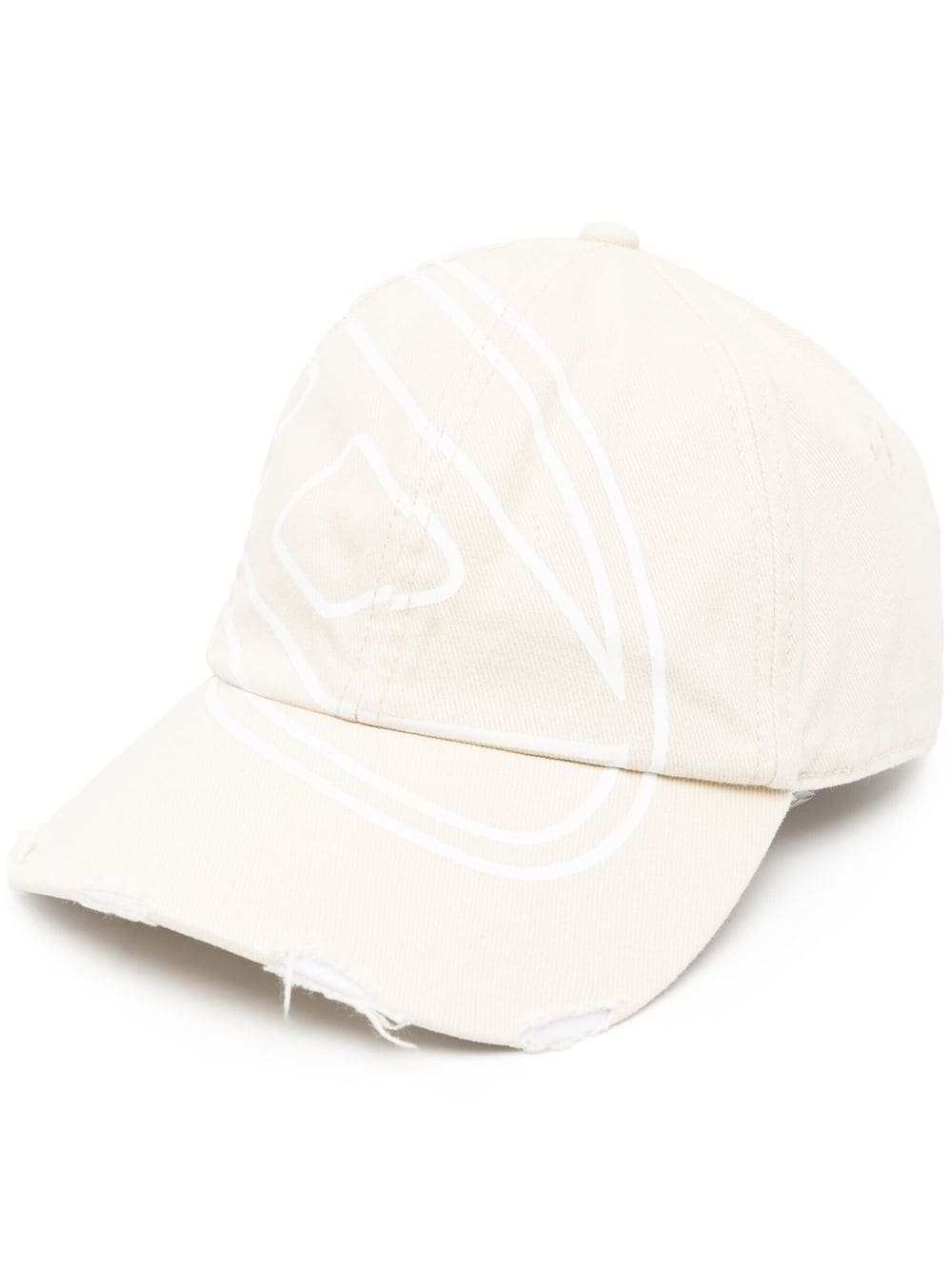 Diesel C-Colm-Sten logo-print cap - Neutrals von Diesel