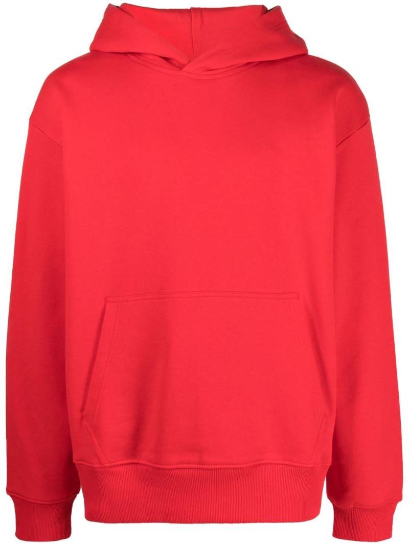 Diesel logo-print long-sleeve hoodie - Red von Diesel