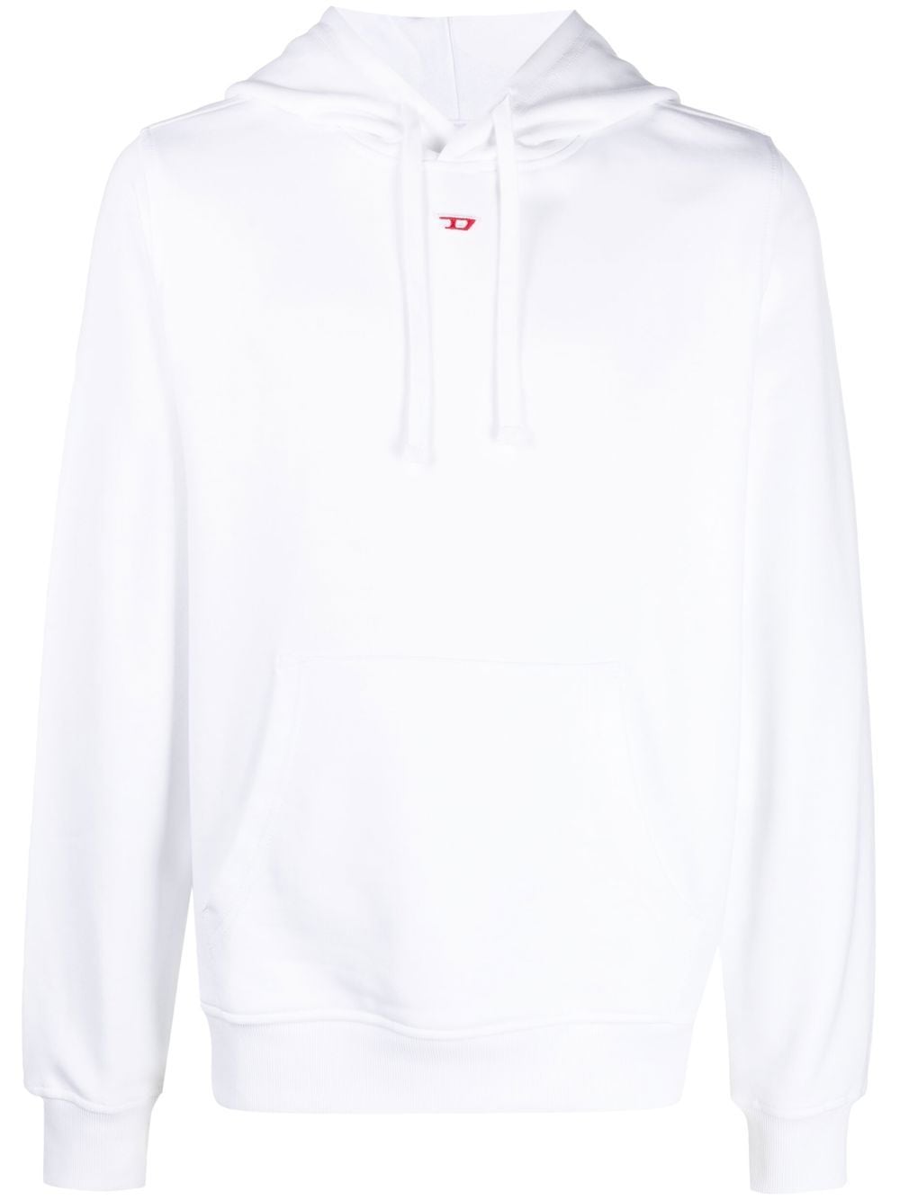 Diesel logo-print pullover hoodie - White von Diesel