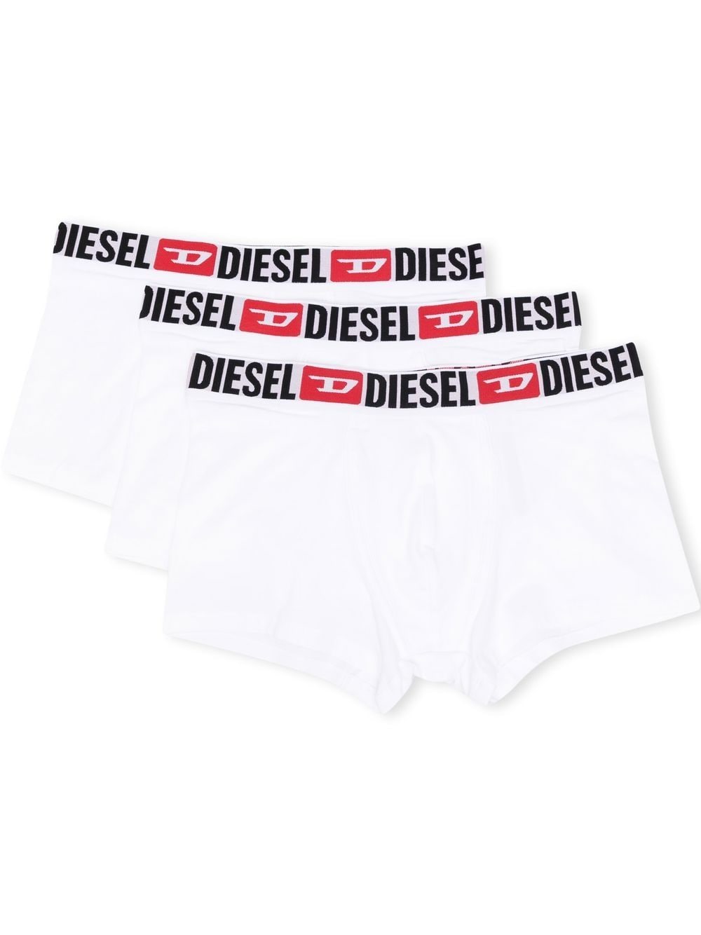 Diesel Umbx-Damien boxer briefs (pack of three) - White von Diesel