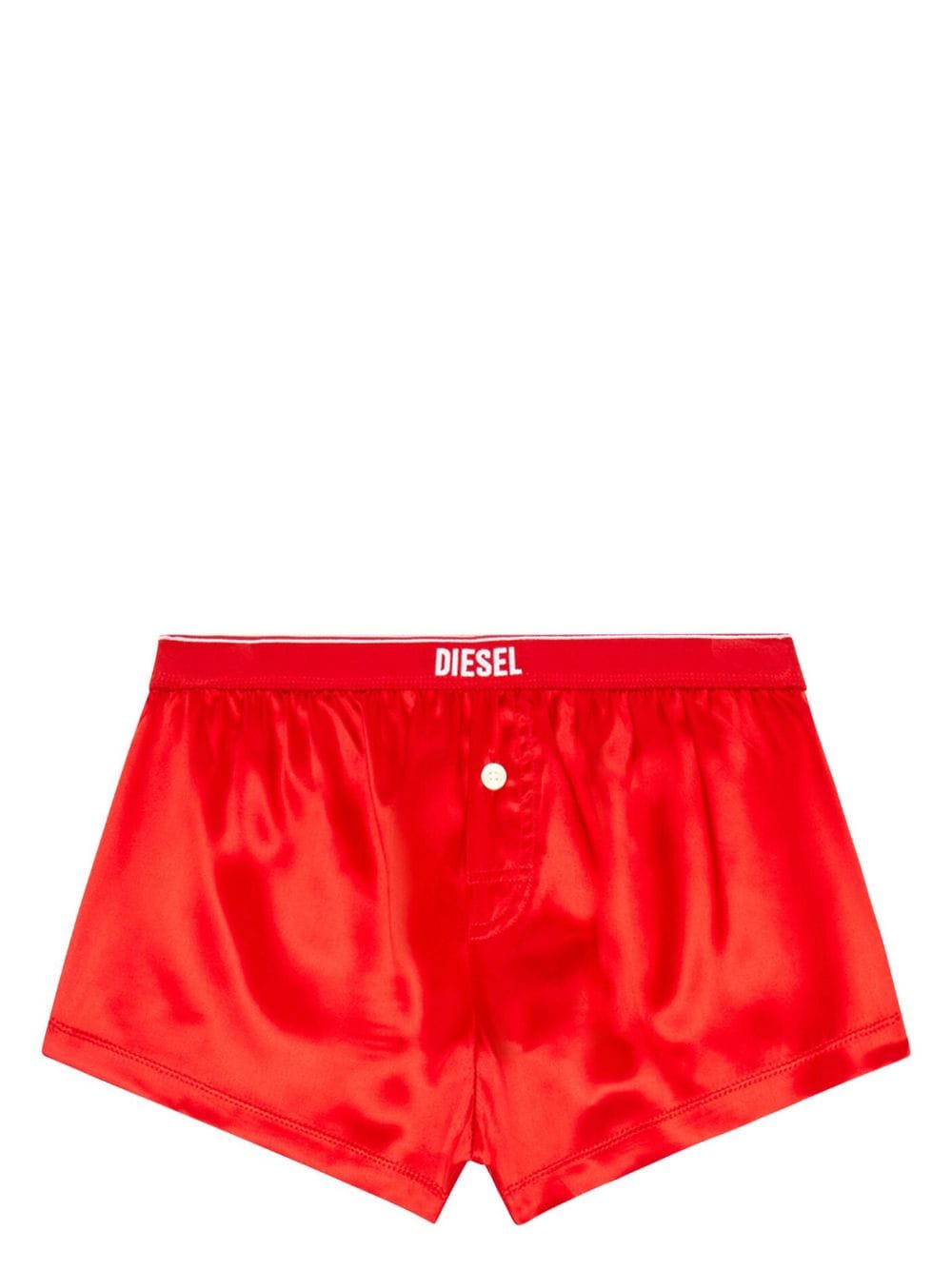 Diesel Ufsp-Lully silk shorts - Red von Diesel