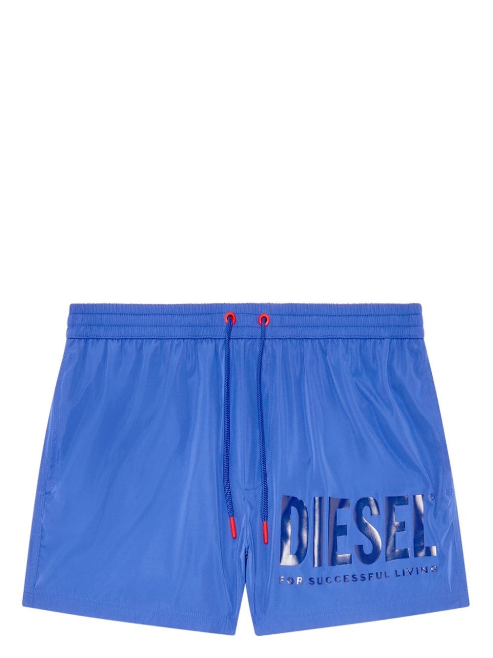 Diesel maxi logo swim shorts - Blue von Diesel