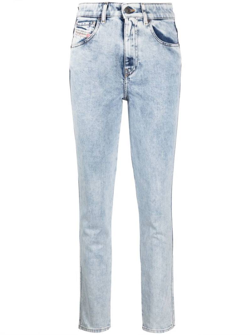 Diesel skinny-cut bleached jeans - Blue von Diesel