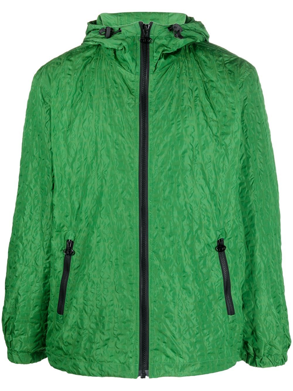 Diesel textured hooded jacket - Green von Diesel