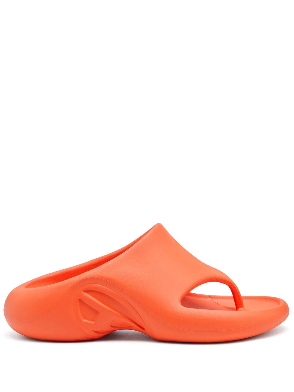 Diesel Sa-Maui X logo-embossed flip-flops - Orange von Diesel