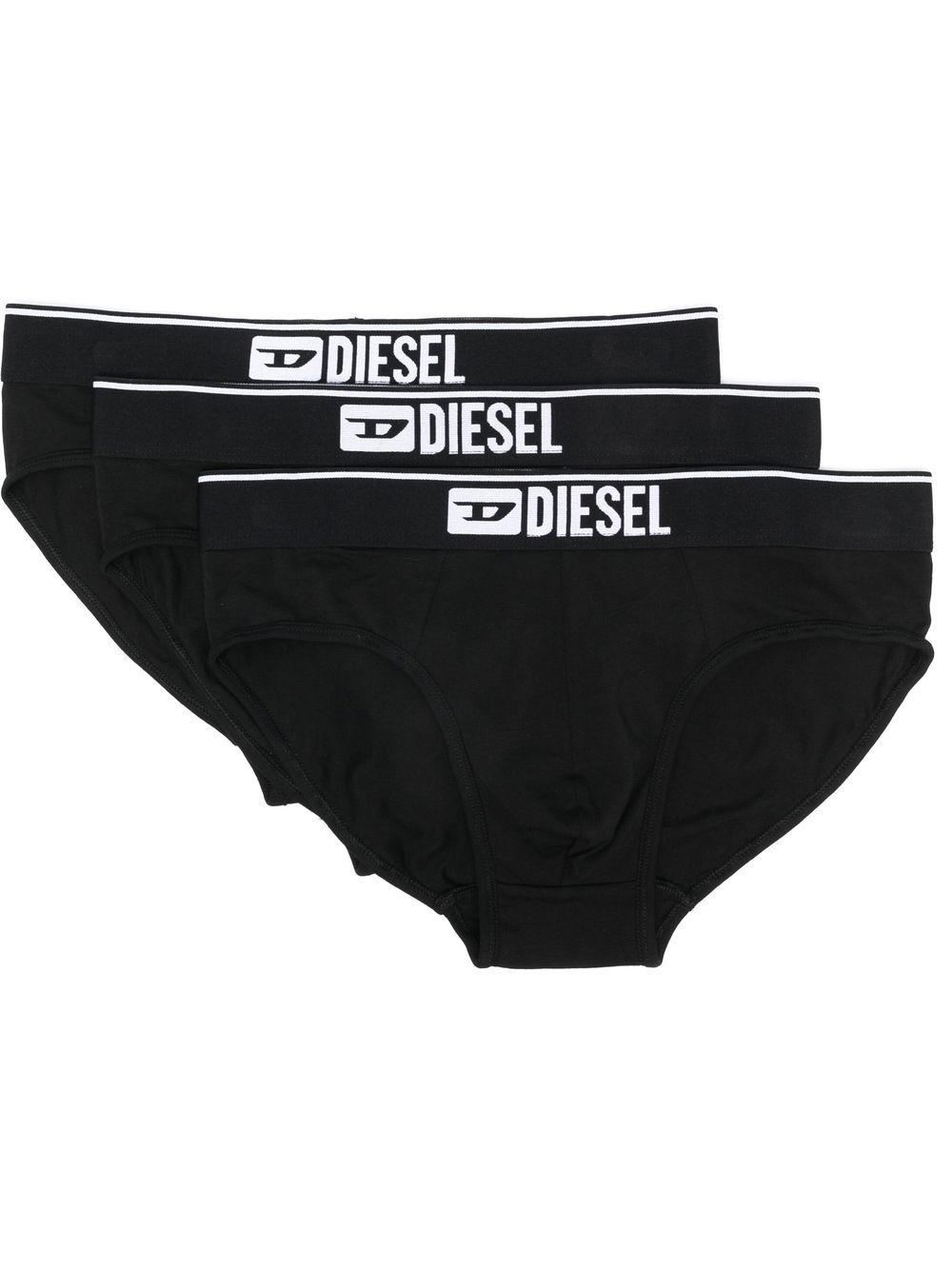 Diesel Umbr-Andre briefs (pack of three) - Black von Diesel