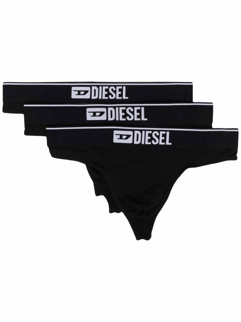 Diesel Umbr-String thongs (pack of three) - Black von Diesel