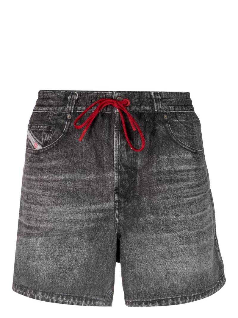 Diesel Bmbx-Nico denim-print swim shorts - Grey von Diesel