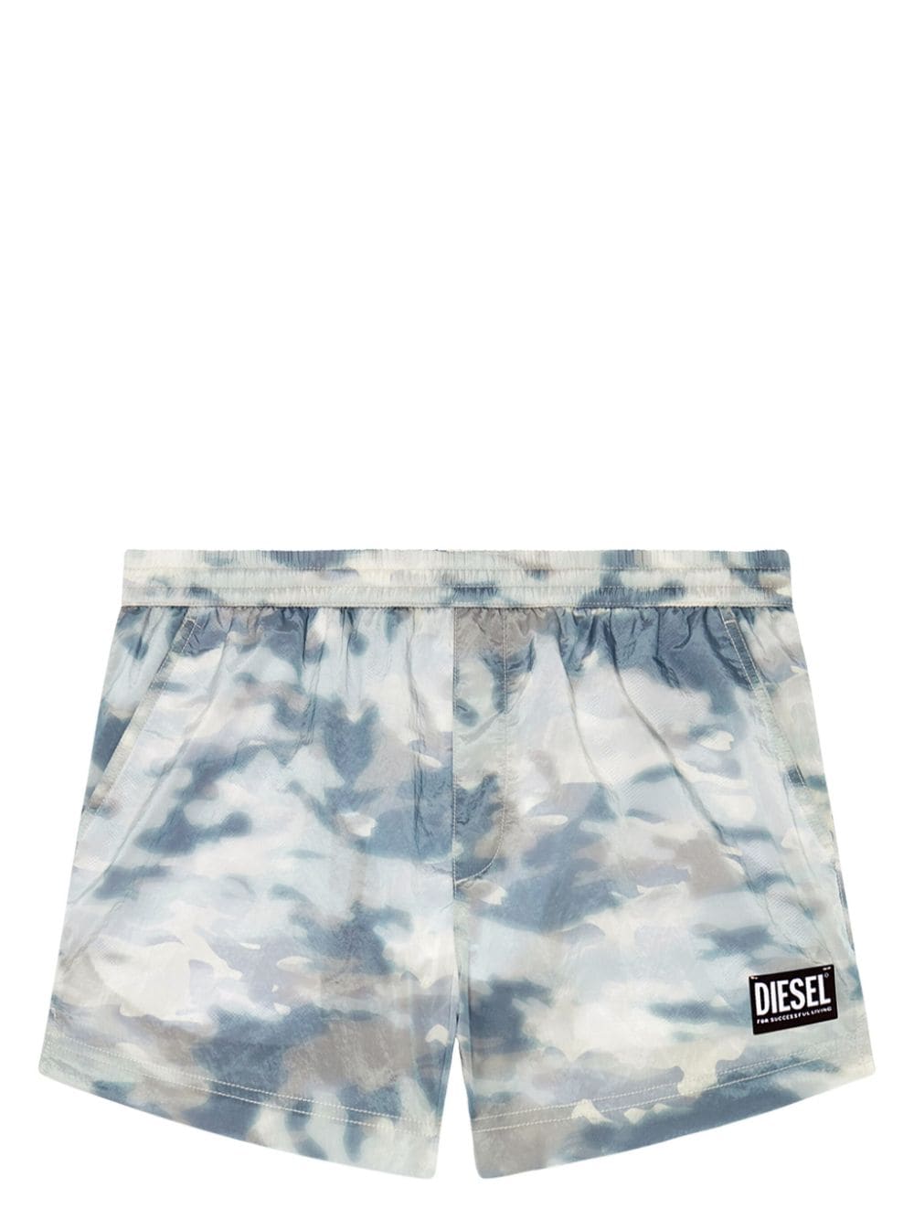 Diesel utilitarian-print swim shorts - Grey von Diesel