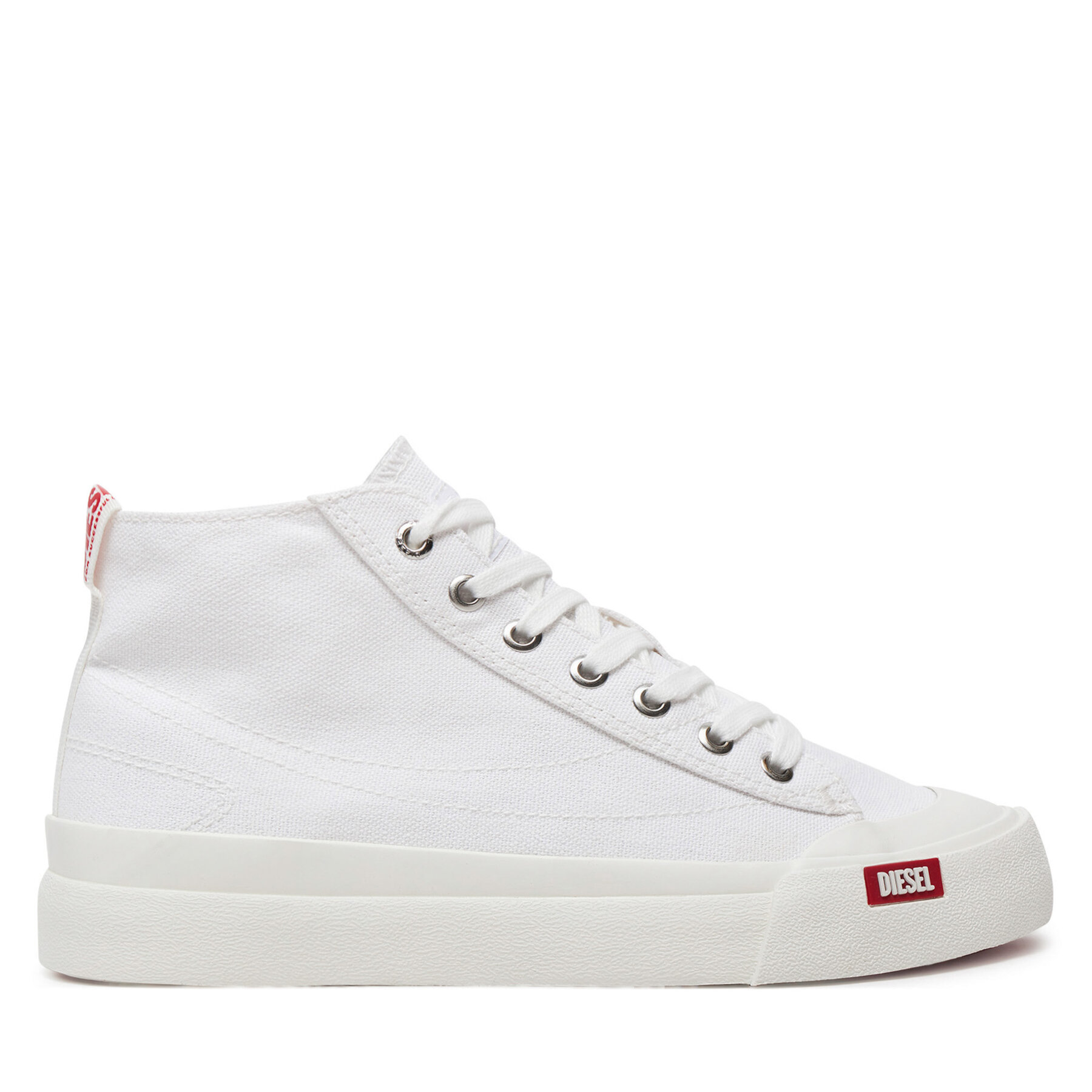 Sneakers aus Stoff Diesel S-Athos Mid W Y03334 P2994 H7528 Weiß Sneakers aus Stoff Diesel S-Athos Mid W Y03334 P2994 H7528 Weiß von Diesel