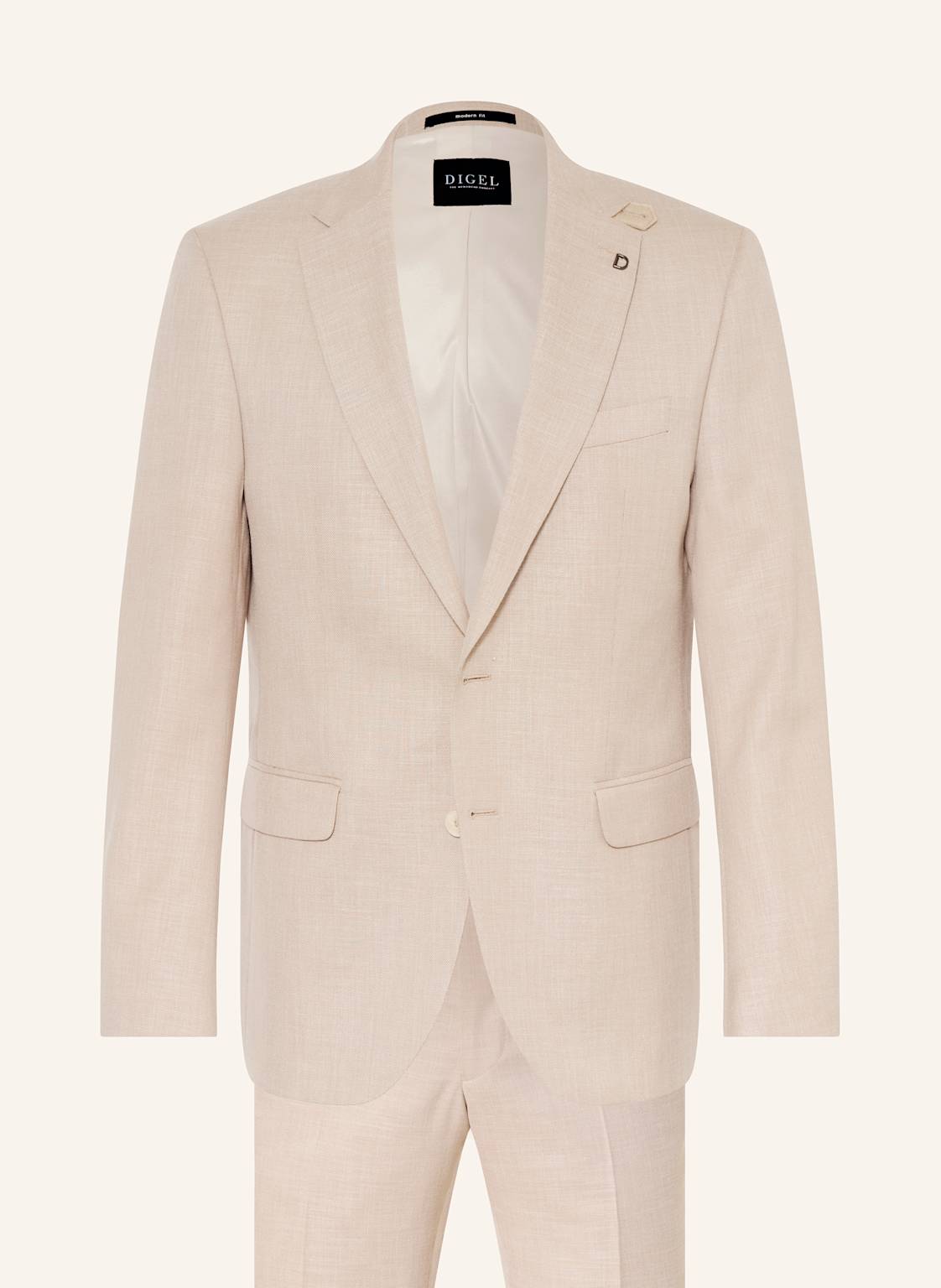 Digel Anzug Daren-V-G Modern Fit beige Digel Anzug Daren-V-G Modern Fit beige von Digel