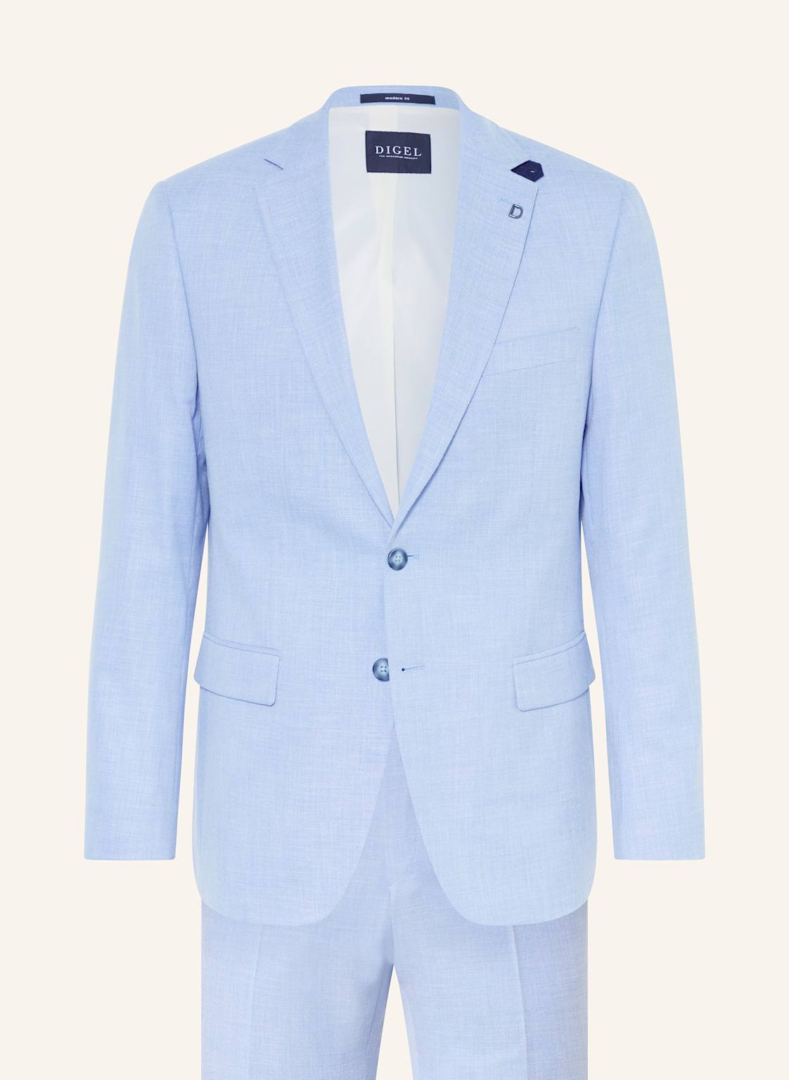 Digel Anzug Daren-V-G Modern Fit blau von Digel
