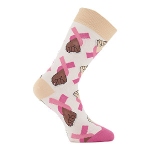 Dilly Socks Pink Ribbon Socken 36-40 | 41-46 von Dilly Socks