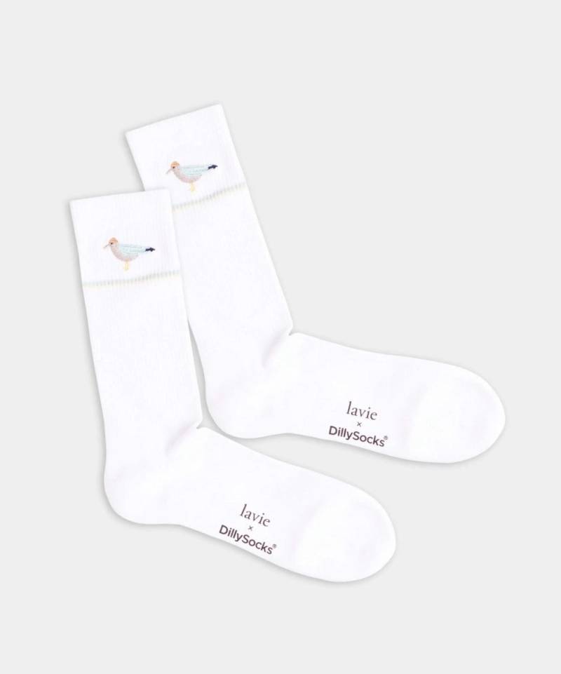 - Socken in Weiss mit Tier Uni Motiv/Muster von DillySocks