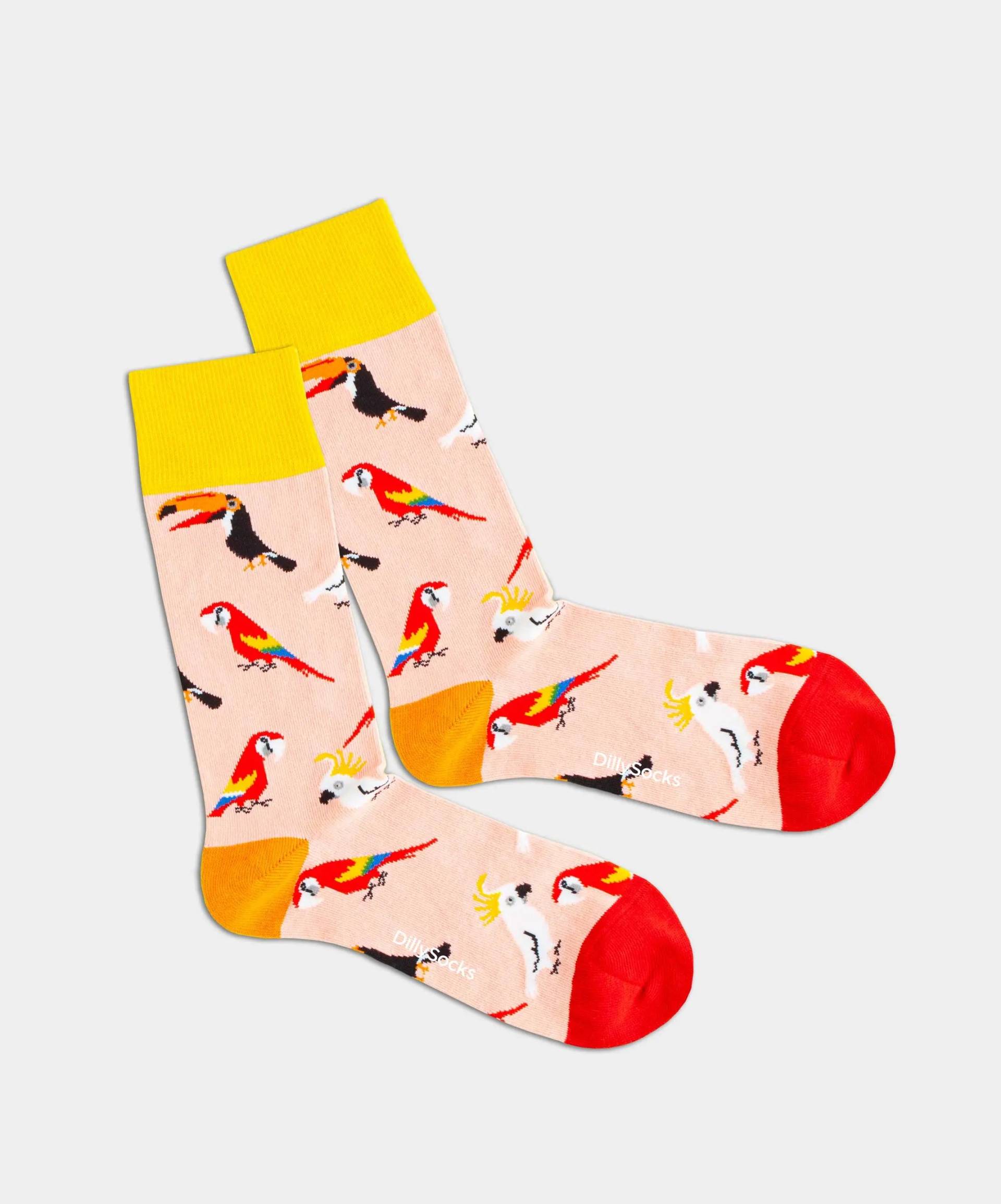 - Socken in Rosa mit Tier Motiv/Muster von DillySocks