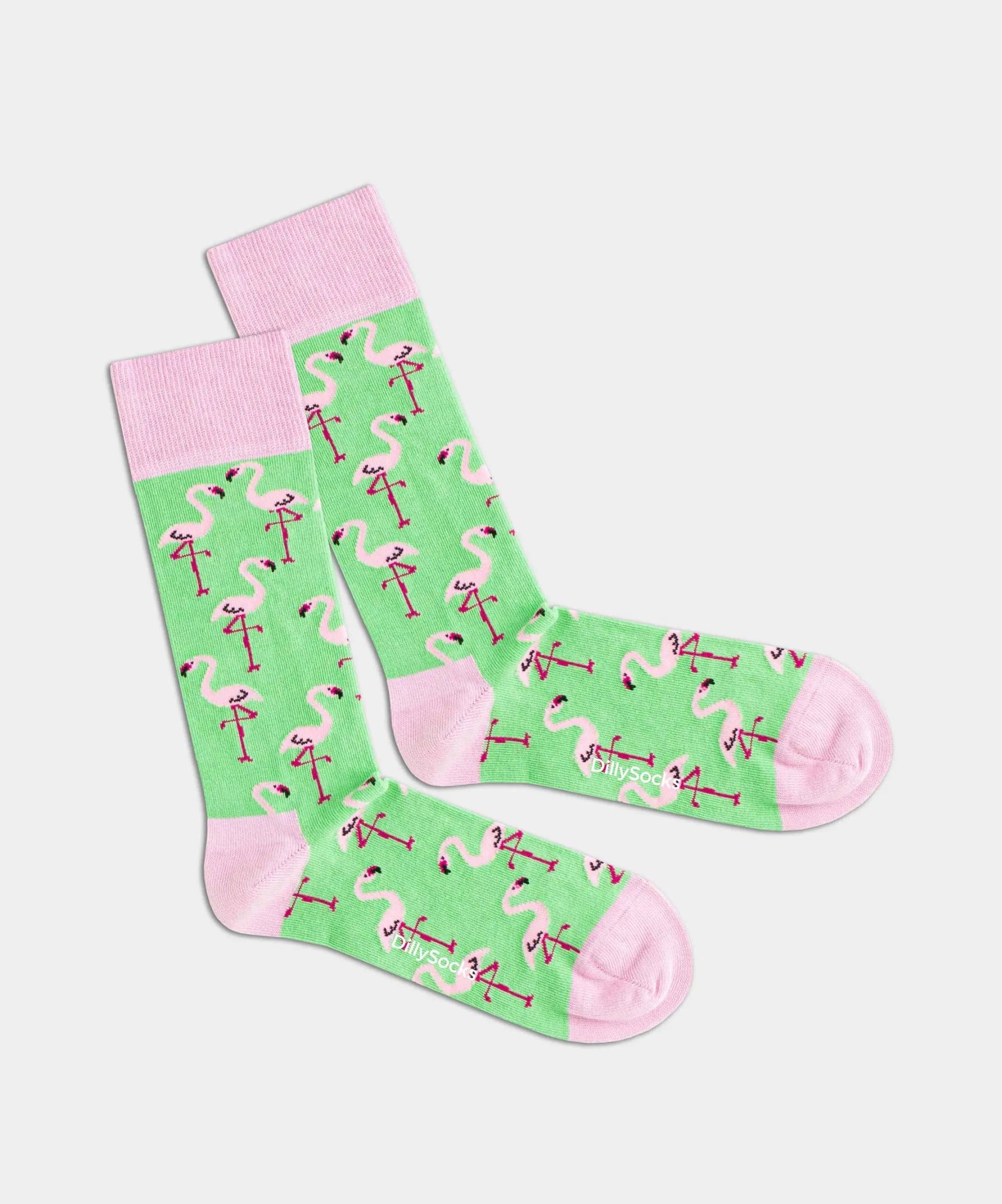 - Socken in Grün mit Tier Motiv/Muster von DillySocks