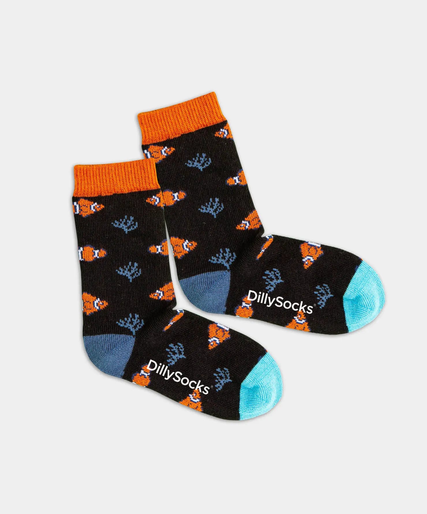 - Kindersocken in Schwarz mit Tier Motiv/Muster von DillySocks