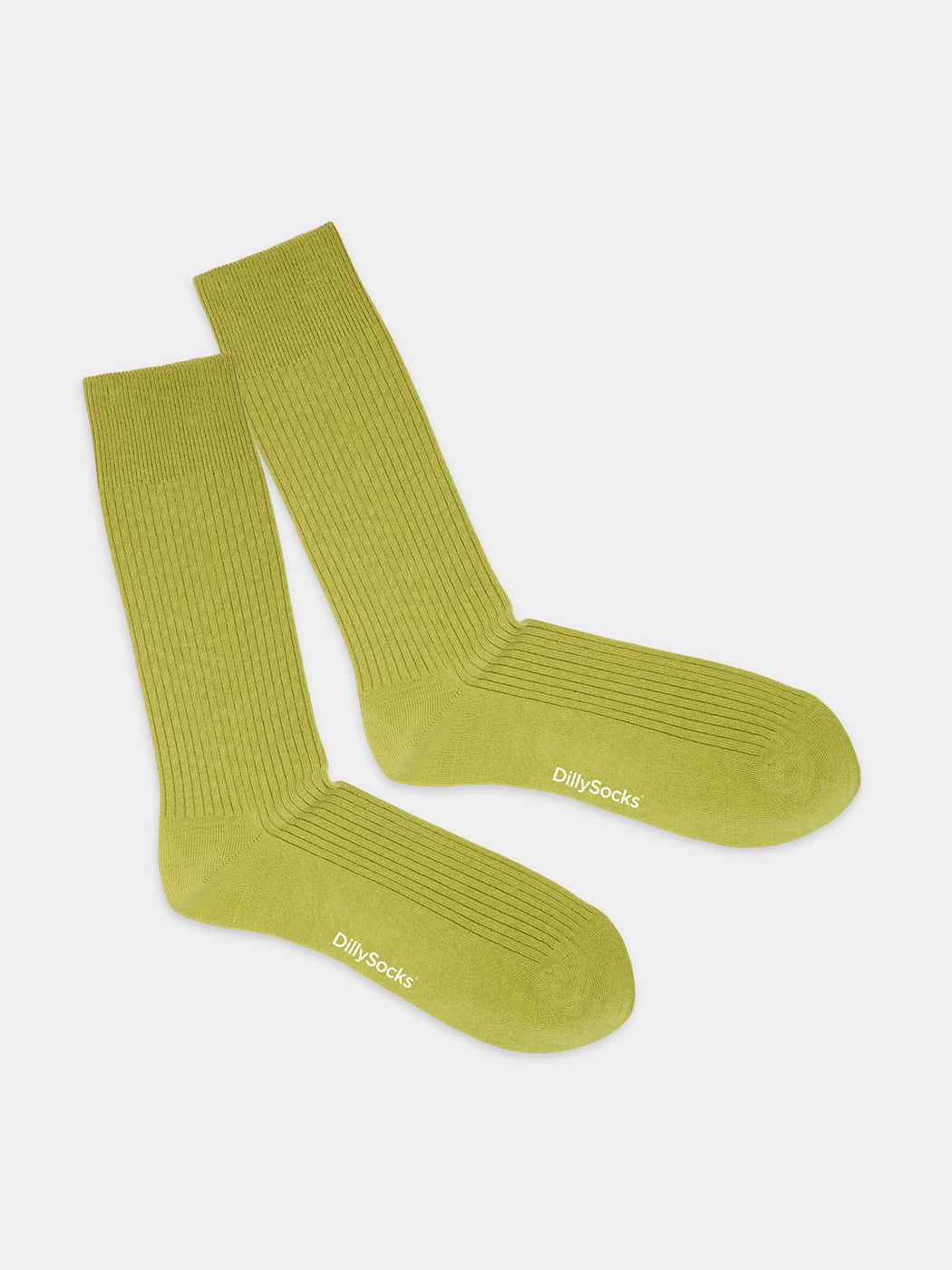 - Socken in Grün mit Uni Motiv/Muster von DillySocks