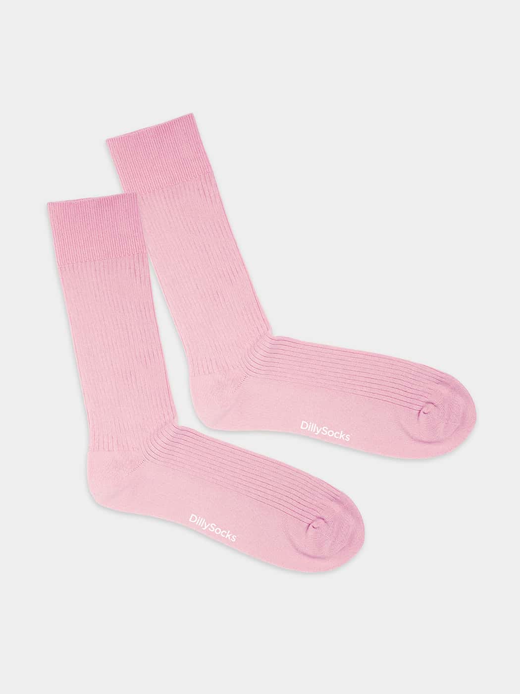 - Socken in Rosa mit Uni Motiv/Muster von DillySocks