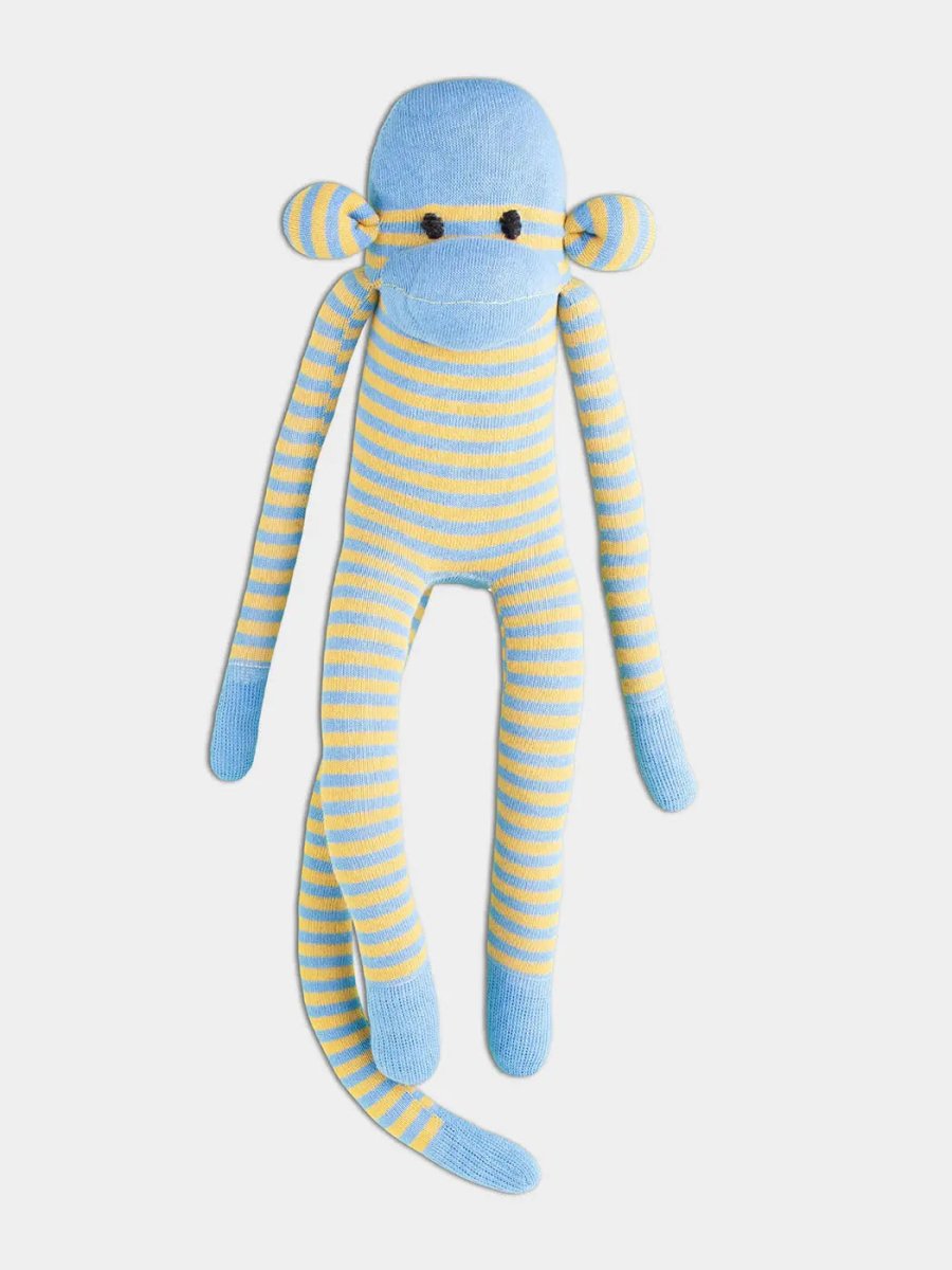 - Kuscheltiere in Gelb Blau mit Streifen Motiv/Muster - Kuscheltiere in Gelb Blau mit Streifen Motiv/Muster von DillySocks