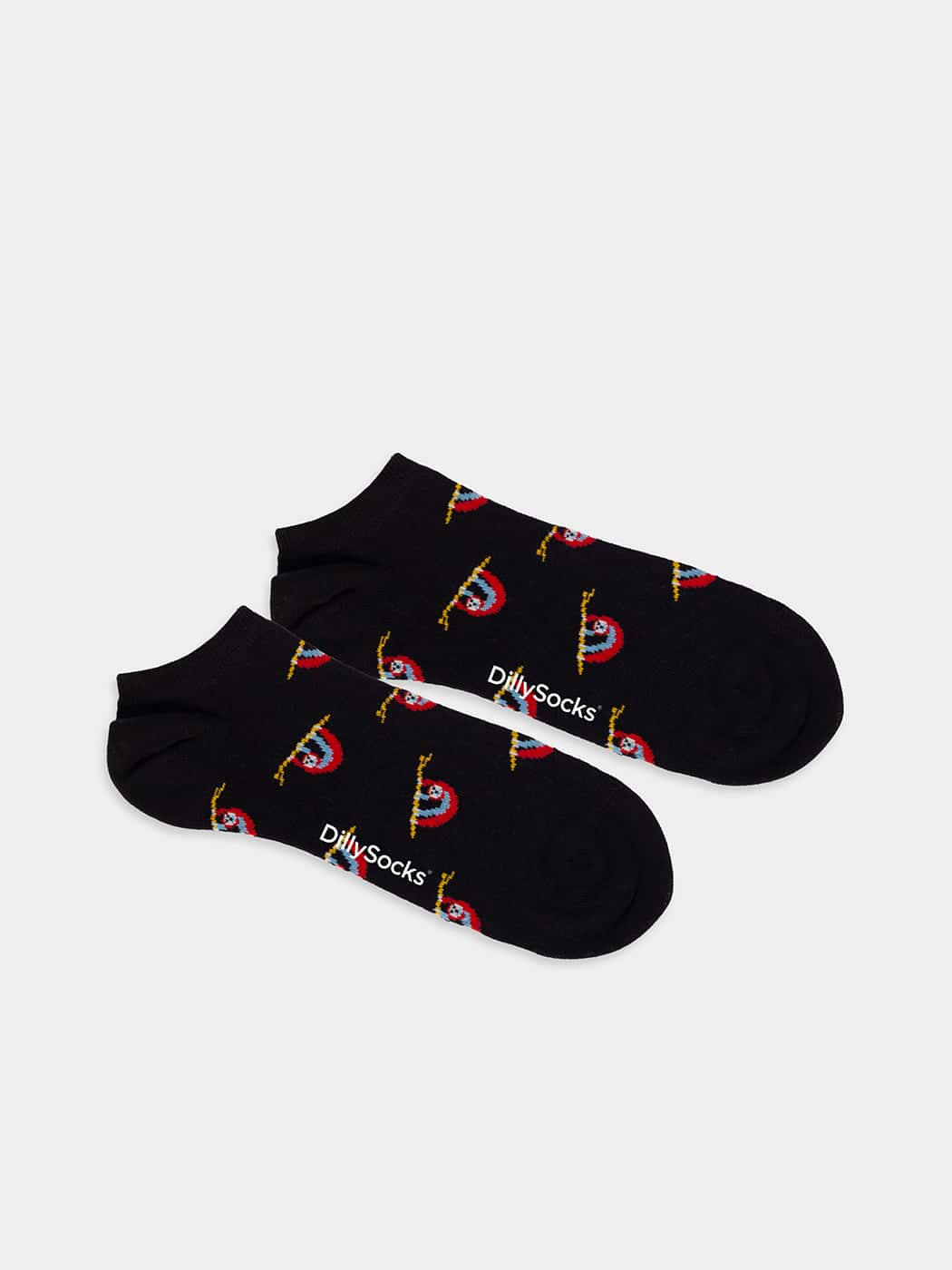 - Sneakersocken in Schwarz mit Tier Motiv/Muster von DillySocks